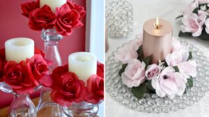 Floral Rings for Candles